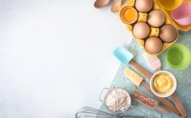 Ingredientes y utensilios para postres Ingredientes y utensilios para postres