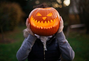 La calabaza es un símbolo de la comida para Halloween.