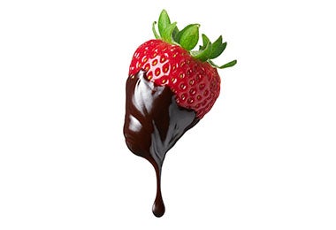 Fresa con chocolate, una combinación deliciosa. Fresa con chocolate, una combinación deliciosa.
