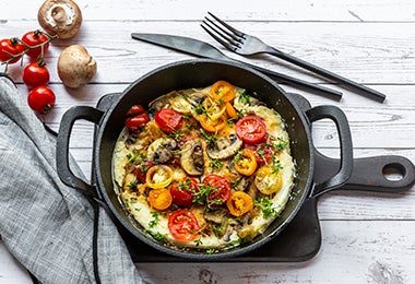 Omelette con verduras alimentación balanceada Omelette con verduras alimentación balanceada