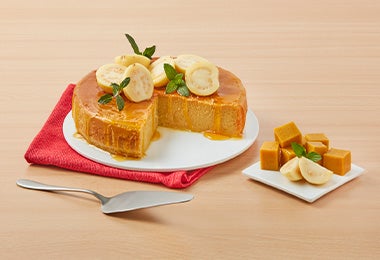 Flan con dulce de guayaba Flan con dulce de guayaba