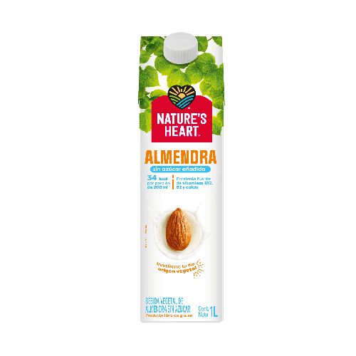 Bebida Vegetal Almendra sin azúcar añadida 1 lt