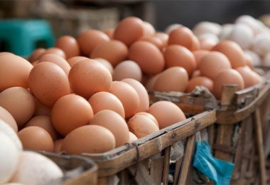 Los huevos son un alimento con vitamina B12