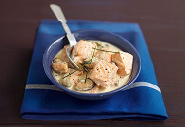 el fumet de pescado es básico para hacer muchas recetas marineras Sopa marinera hecha con fumet de pescado
