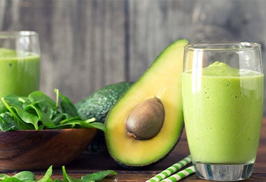 Alimentos con ácido fólico batido