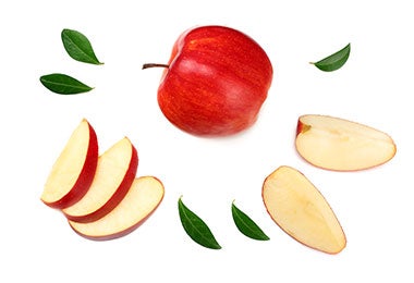 Caramelizar fruta: manzana entera y en trozos