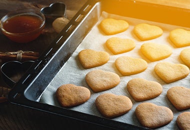 galletas de matequilla corazon