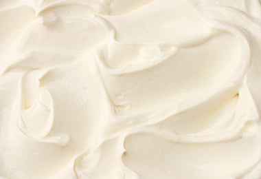 Mousse hecho con crema vegetal.