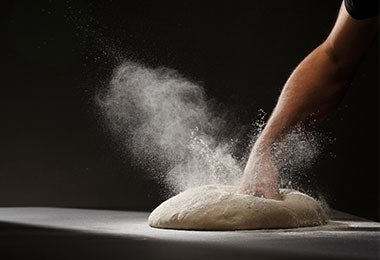 Pan ciabatta: amasado