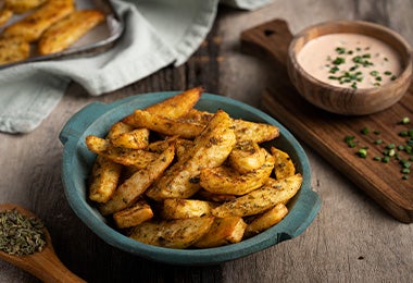 Papa en gajos, recetas fáciles con papas 