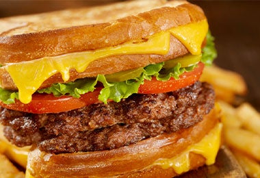 Tipos de hamburguesa: carne