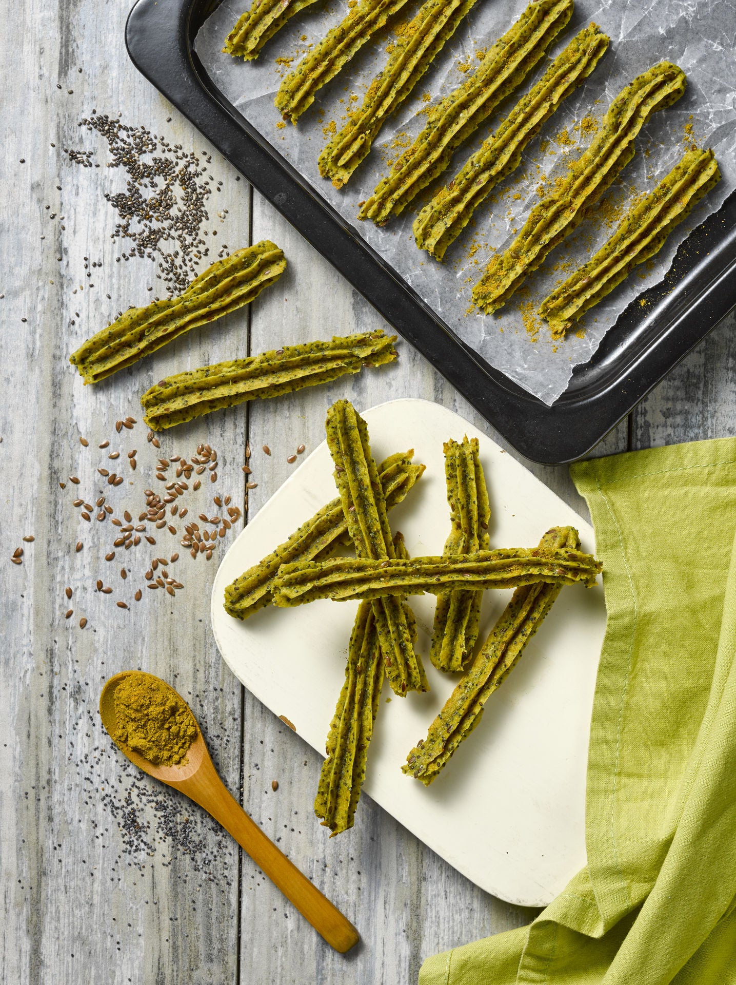Churros al horno con Mix de Semillas
