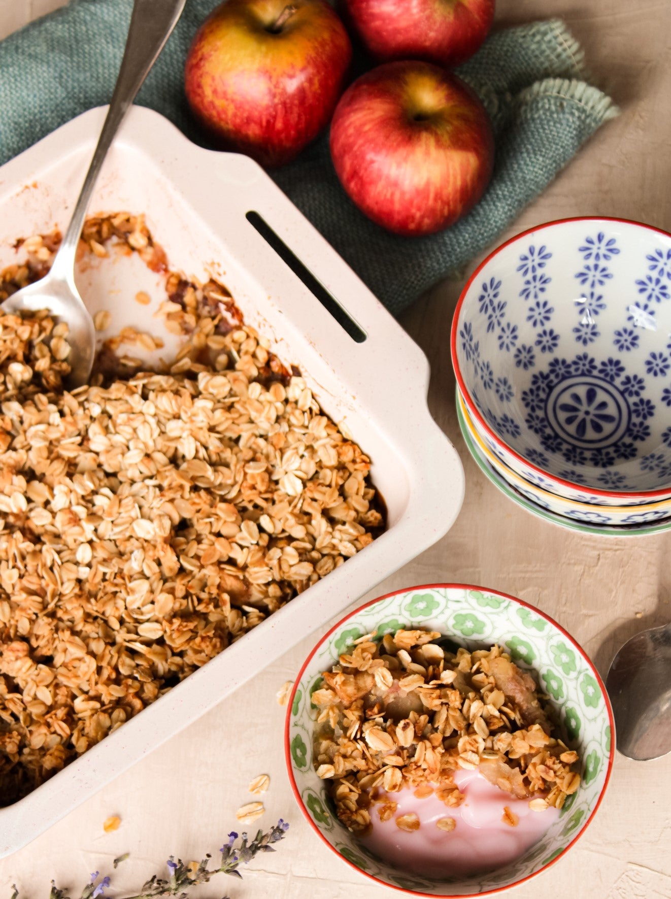 Crumble de manzana