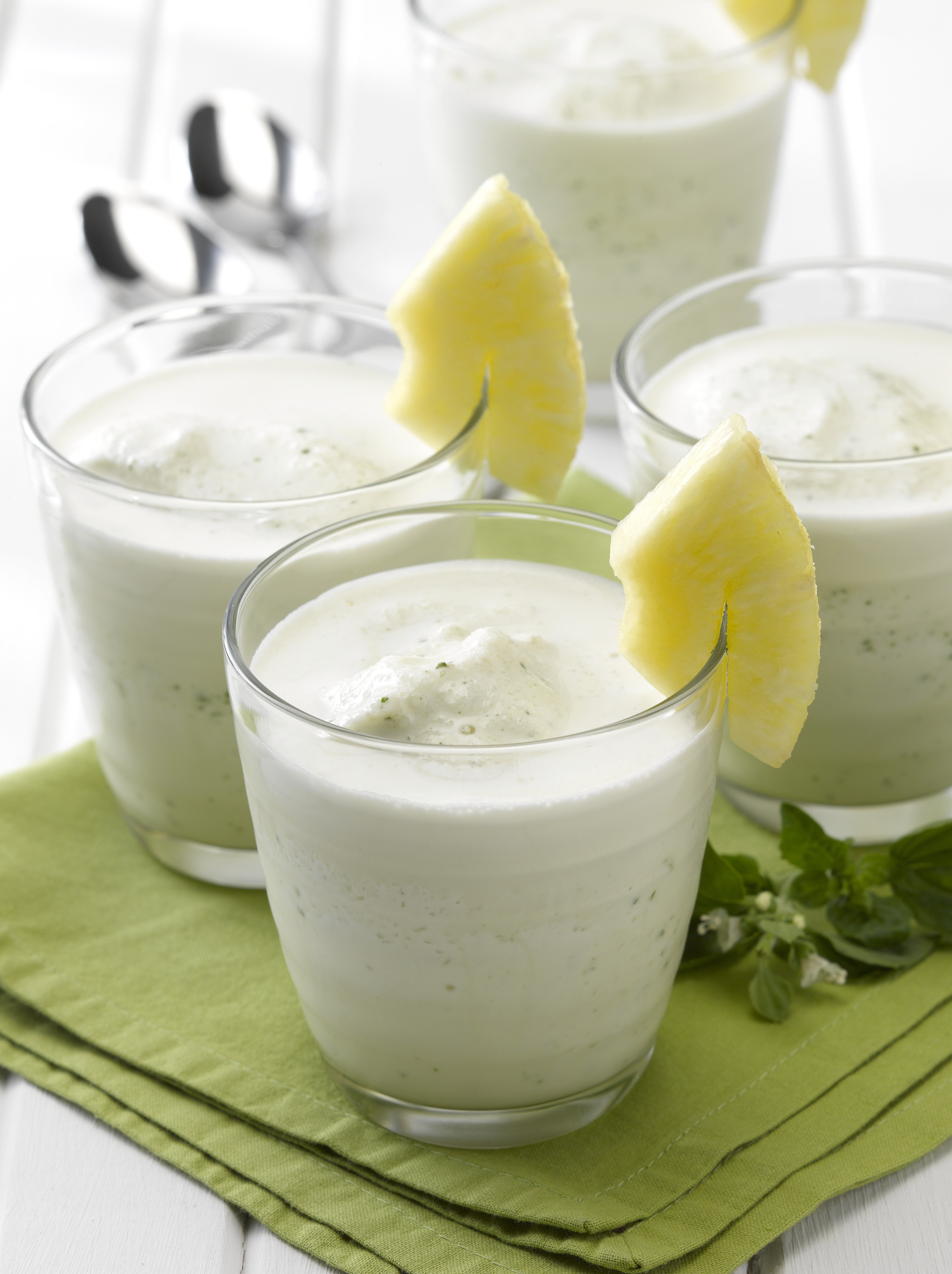 Granizado de Piña con Albahaca
