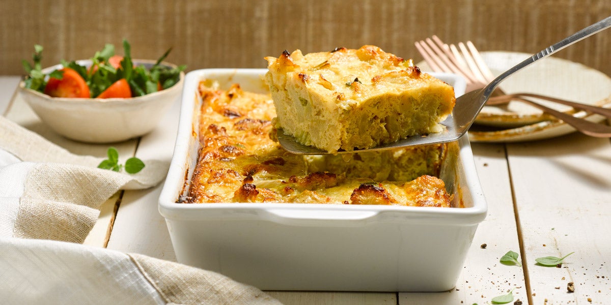 Budín de coliflor