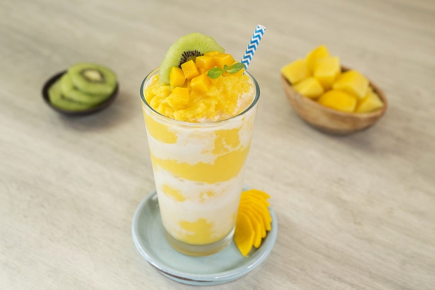 Frappé de Mango y Leche Condensada