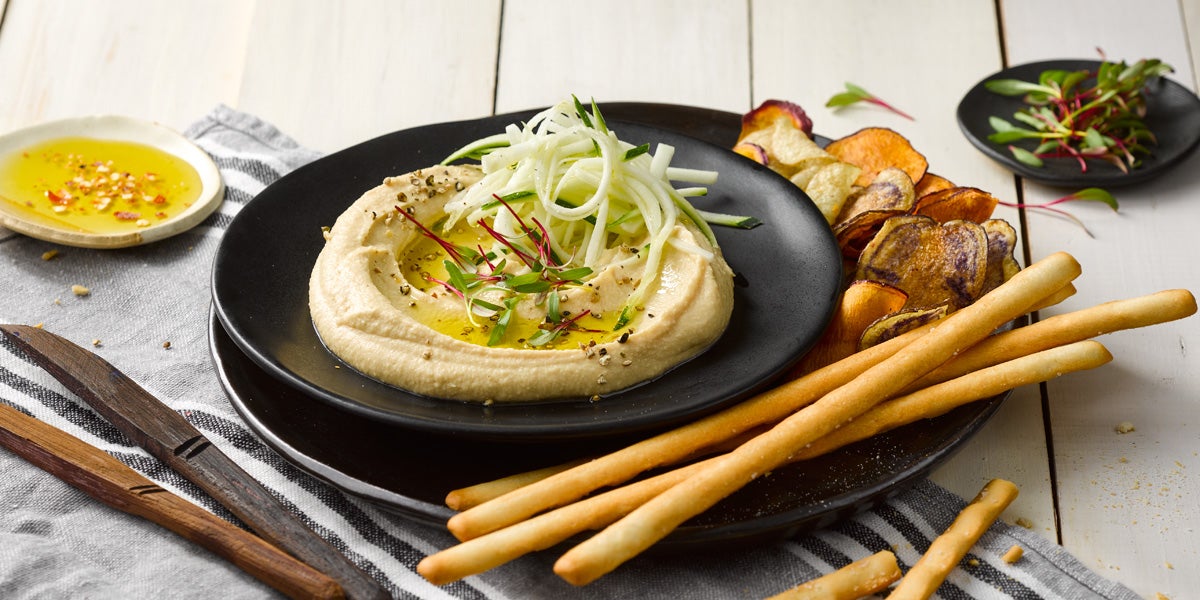 Hummus con Jengibre y Limón