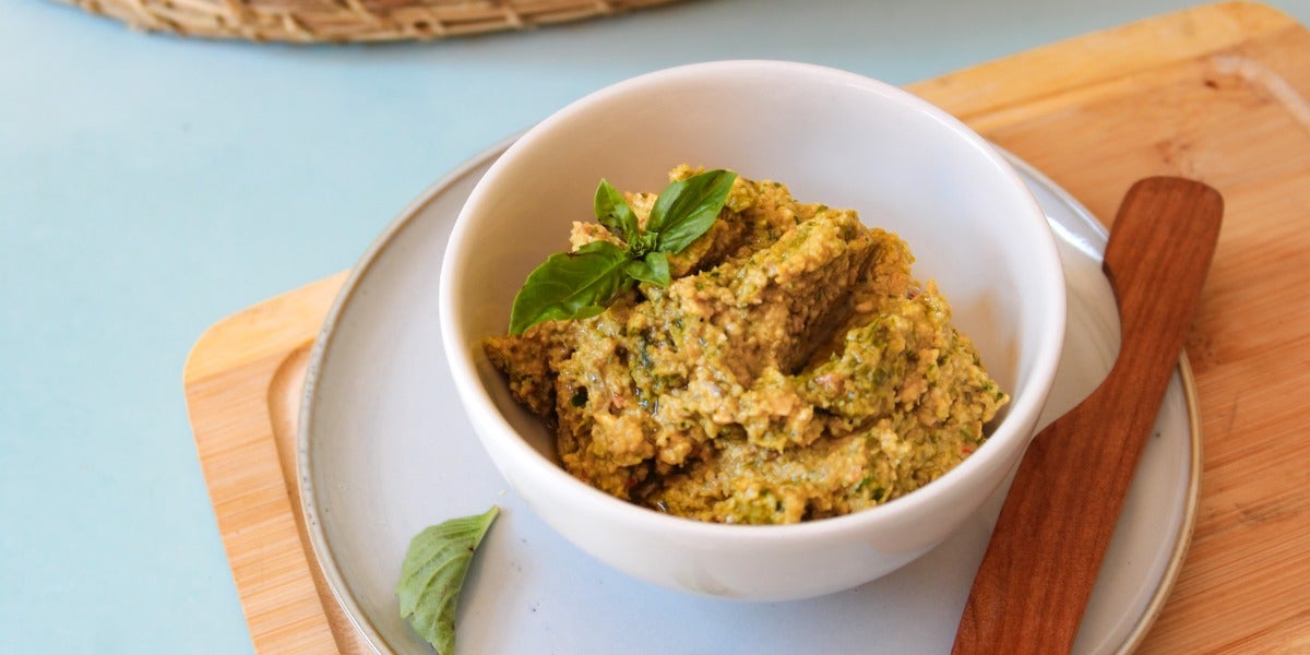 Tapenade de aceitunas verdes
