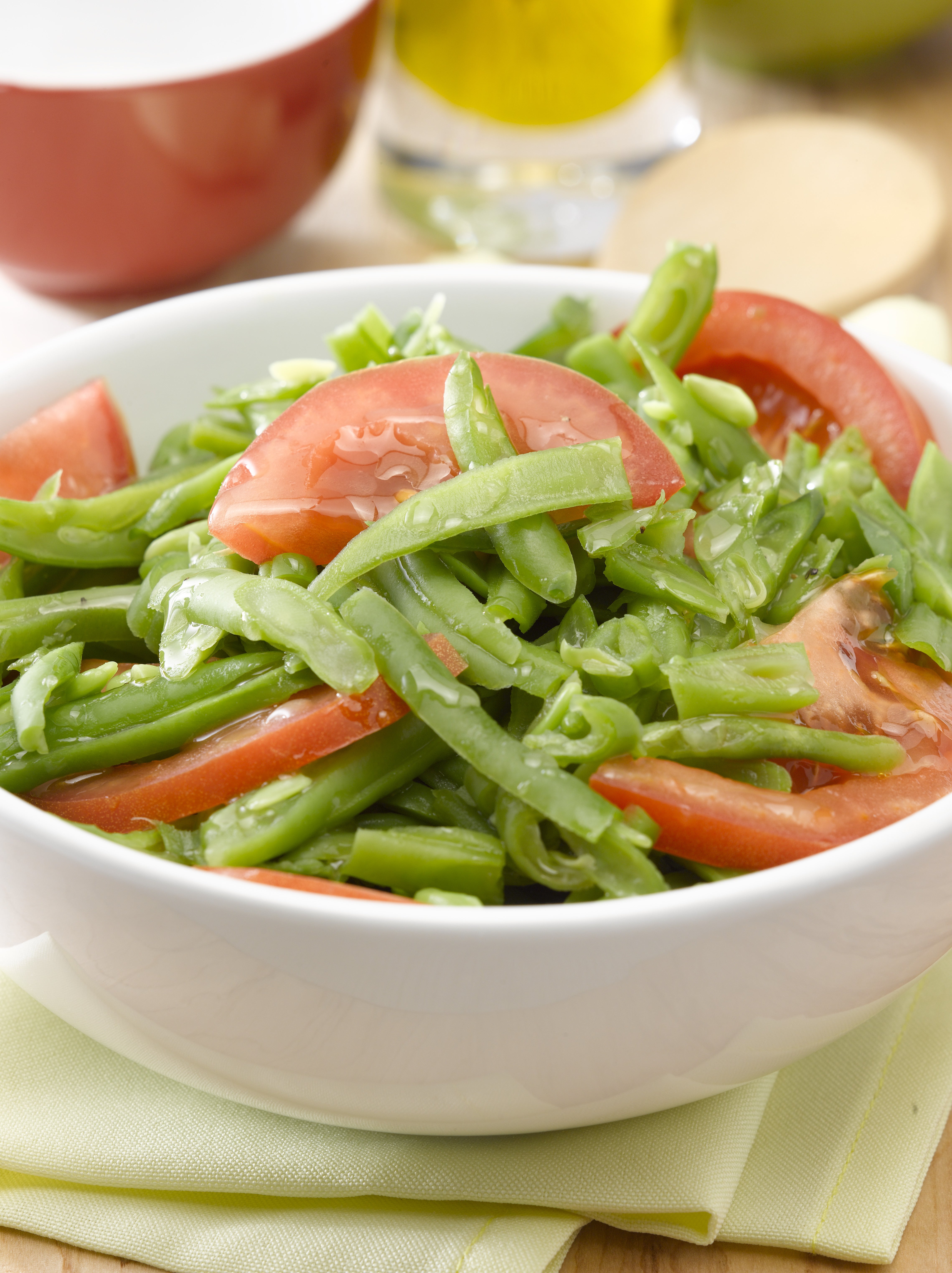 Ensalada de Tomates con Porotos Verdes