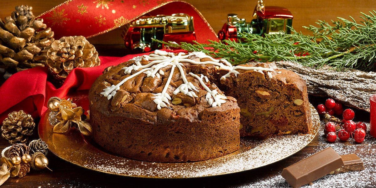 Pan de pascua con trozos de Sahne Nuss