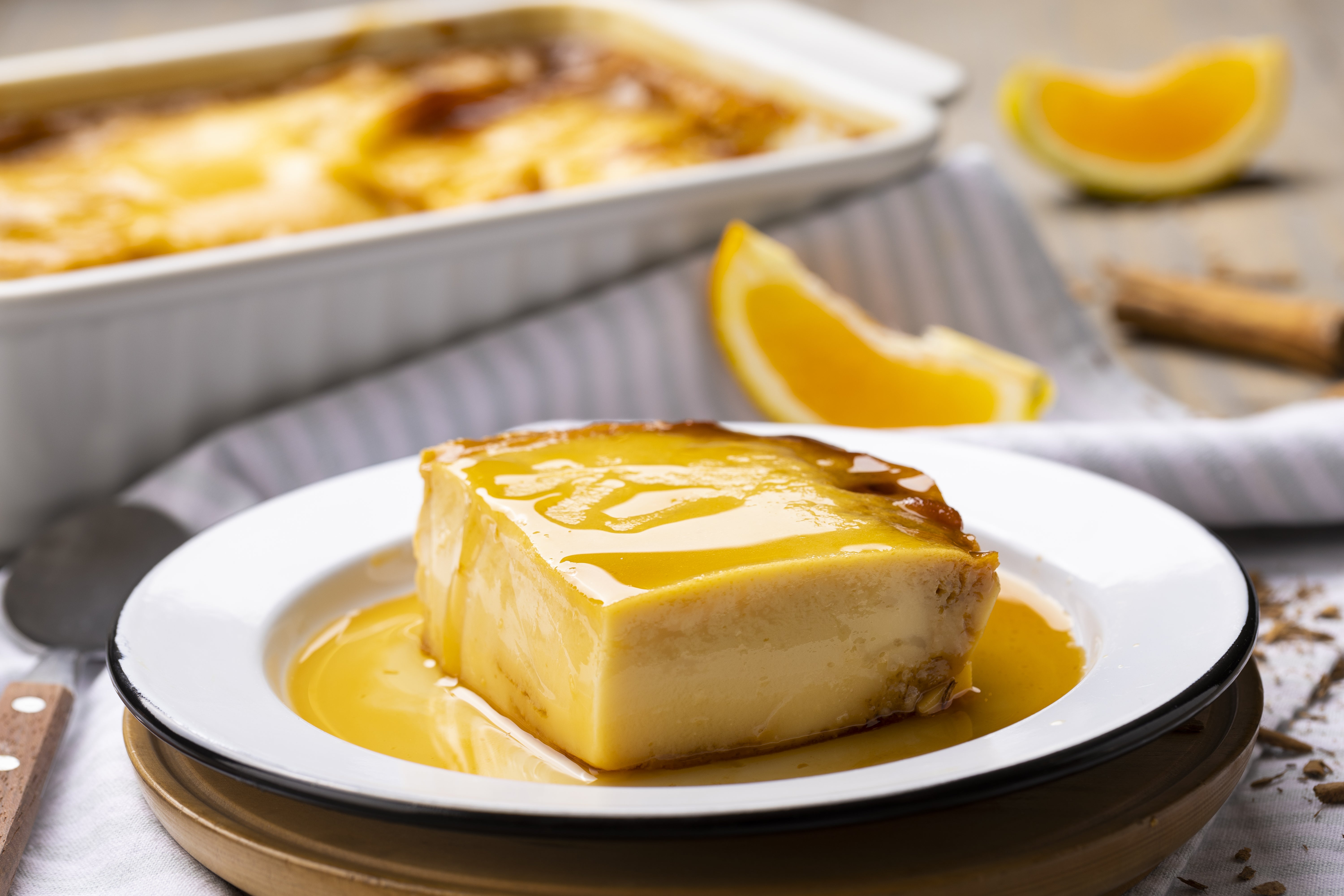 Flan de vainilla
