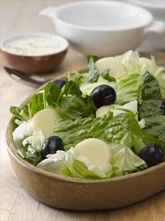 Ensalada de Lechugas, Palmito y Aceitunas