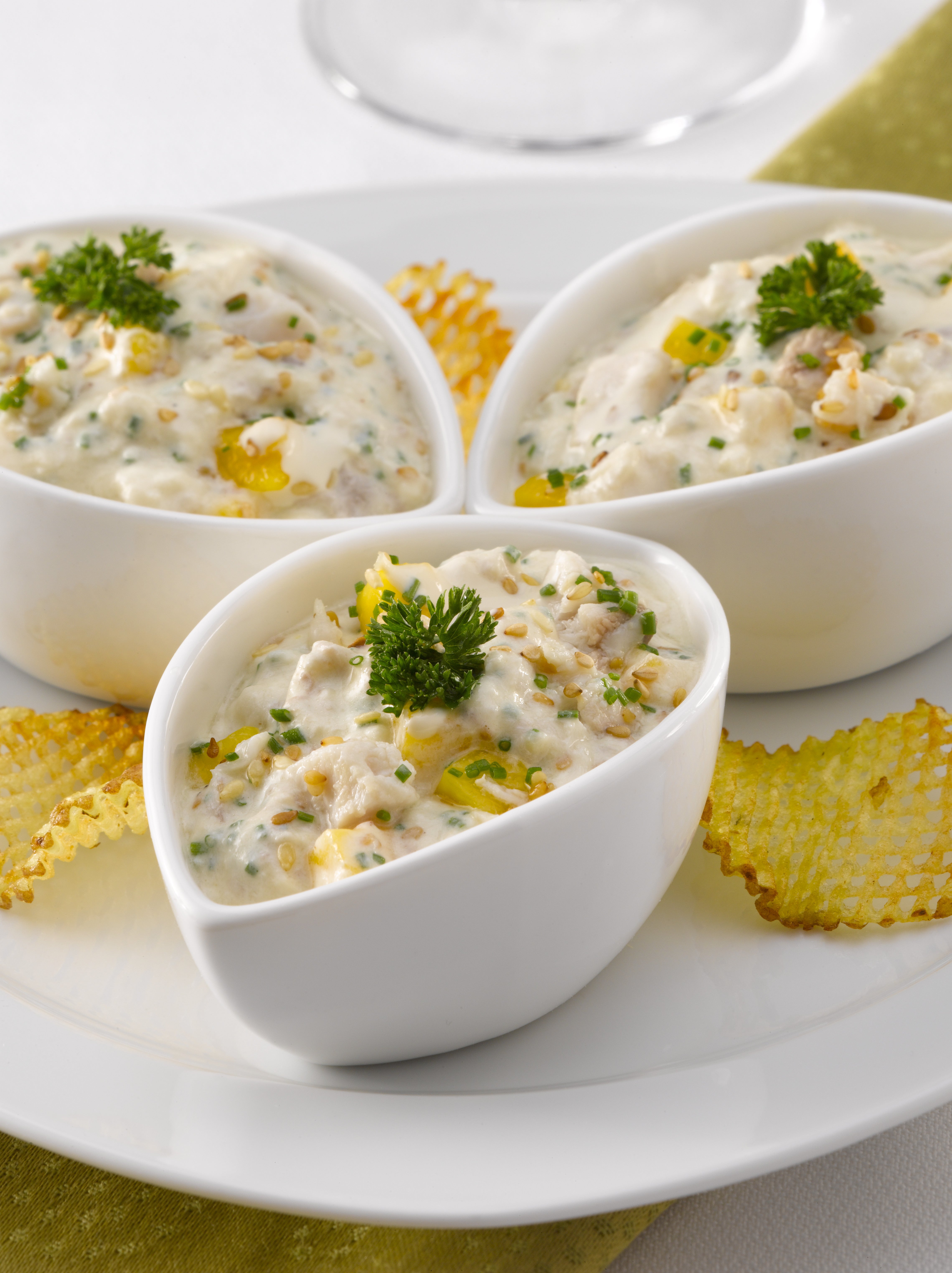 Ceviche Cremoso de Corvina Estilo Tropical