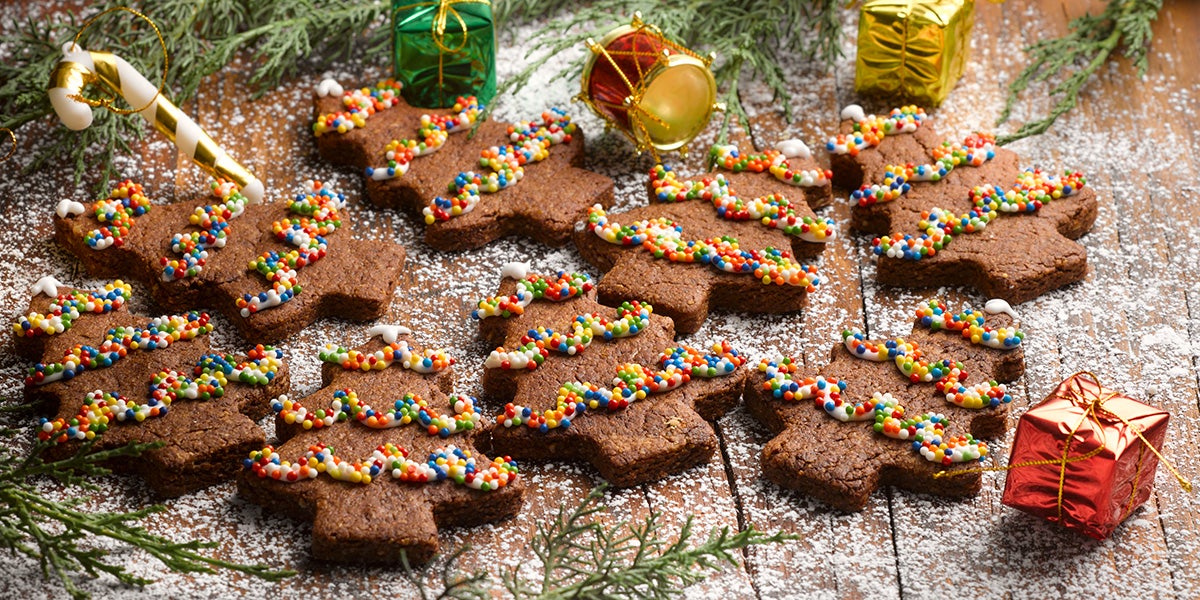 Galletas navideñas de cacao