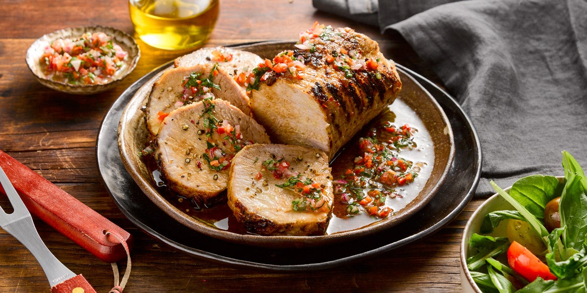 Lomo de centro con chimichurri