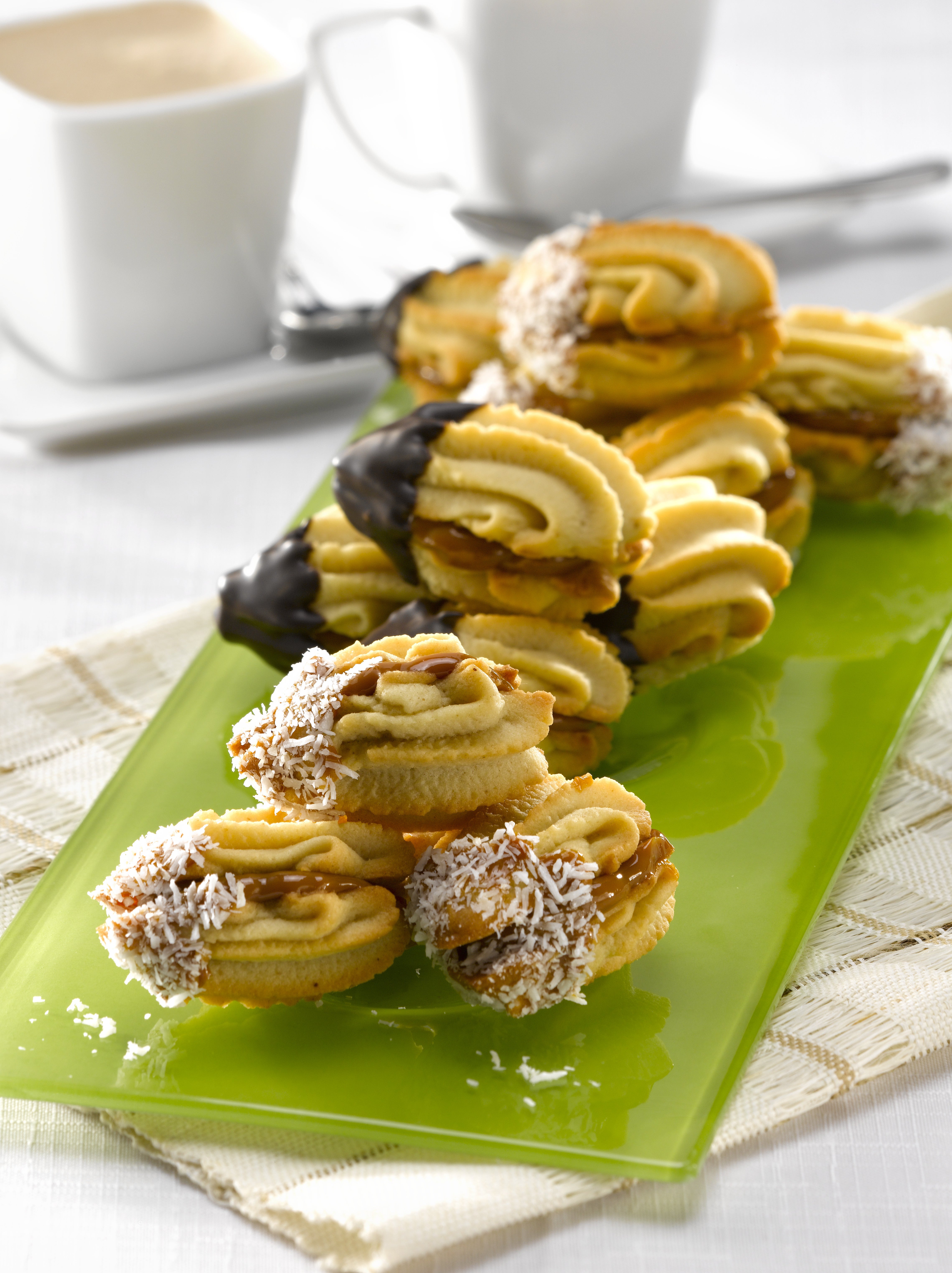Galletas garritas con manjar