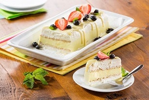 Receta de pastel helado de limón