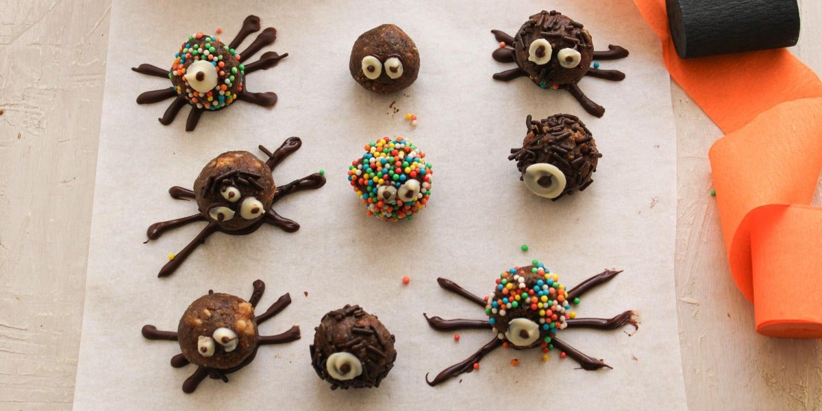 Bolitas energéticas con Galletas Museo® para Halloween