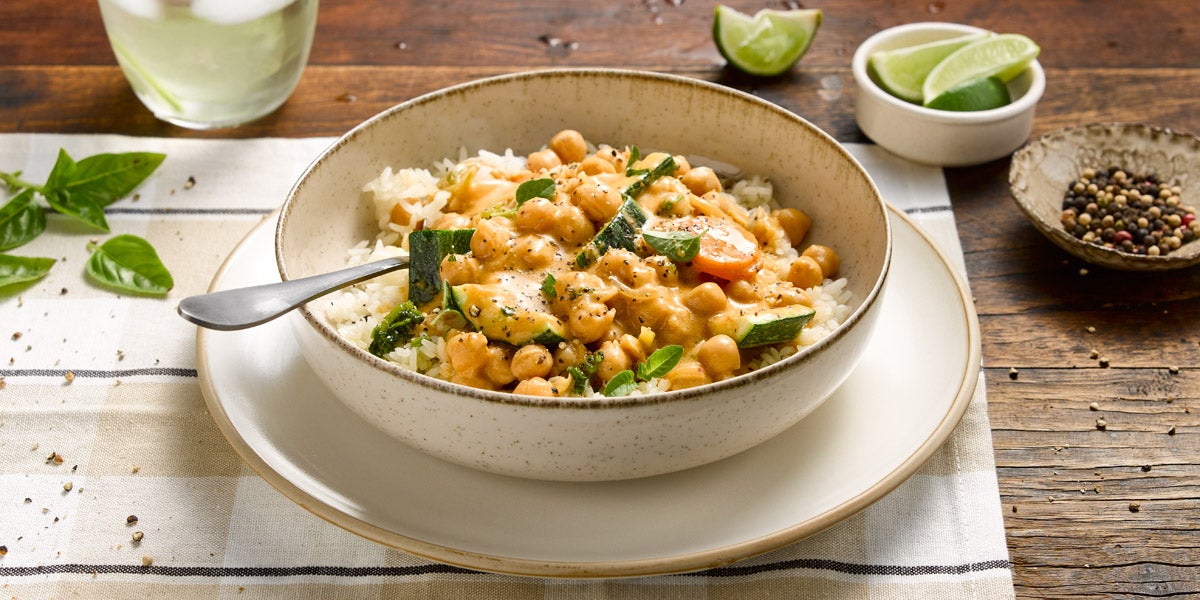 Curry de garbanzos