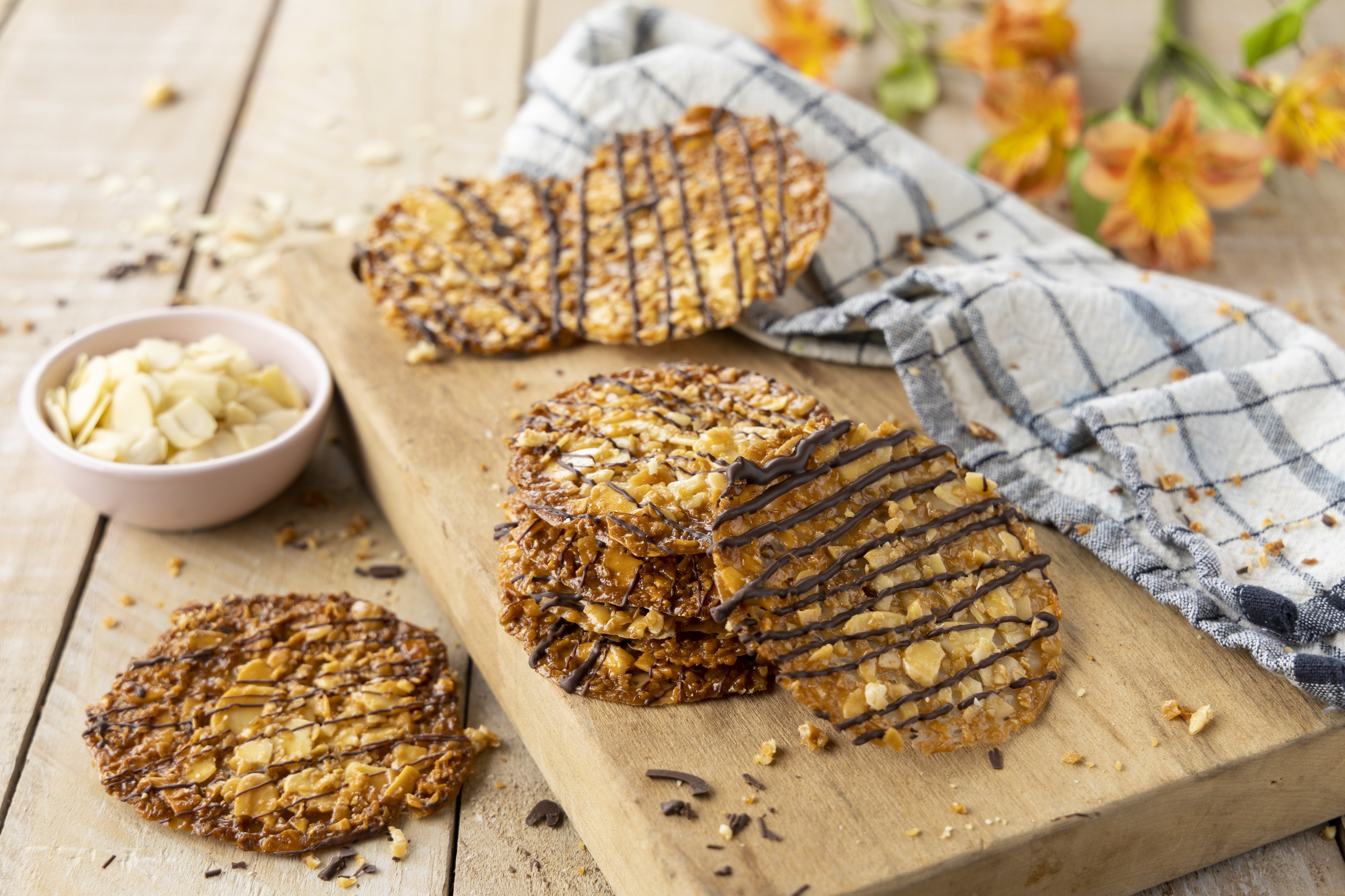 Galletas florentinas crocantes