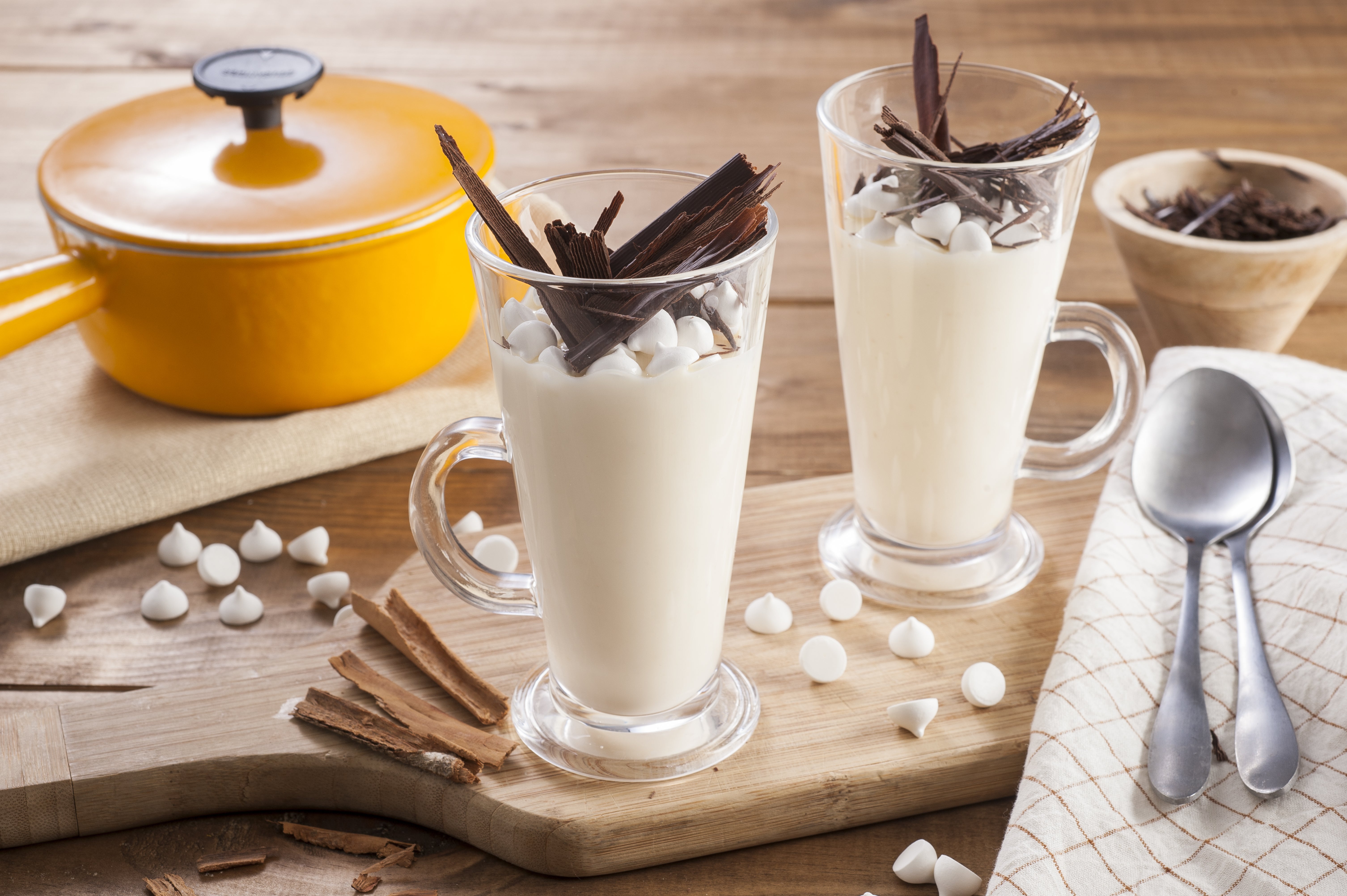 Chocolate caliente espeso