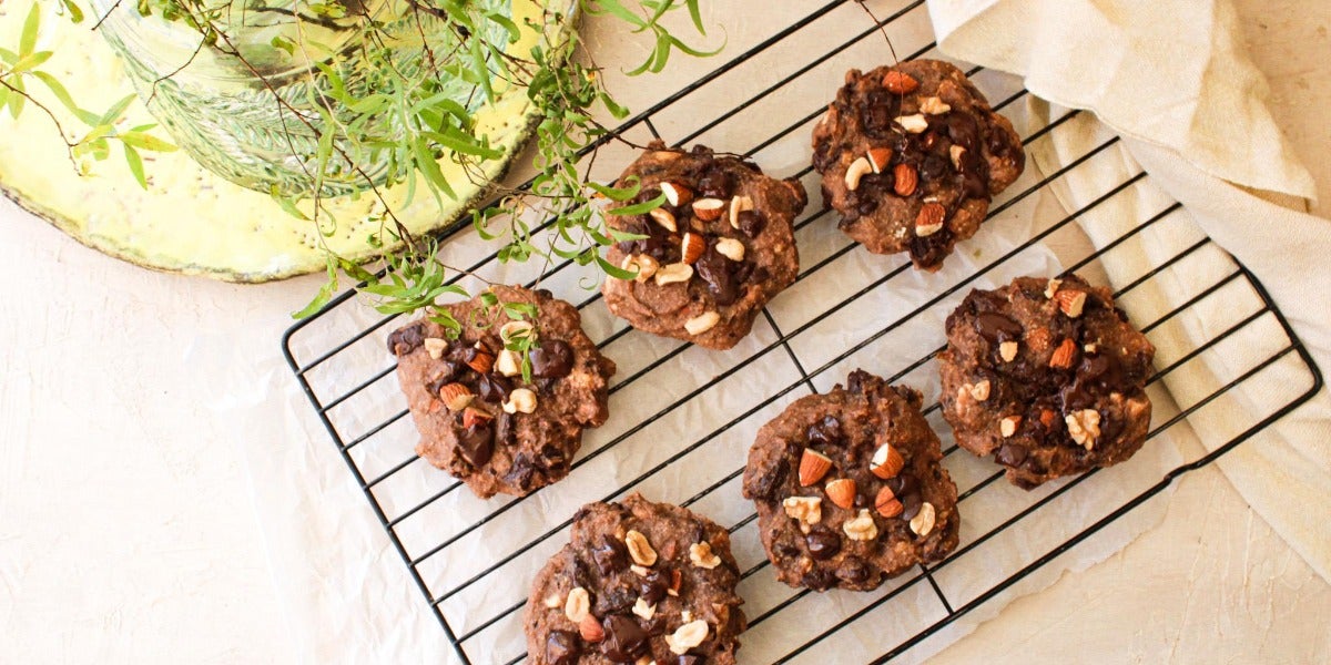 Deliciosas galletas de avena y nesquik