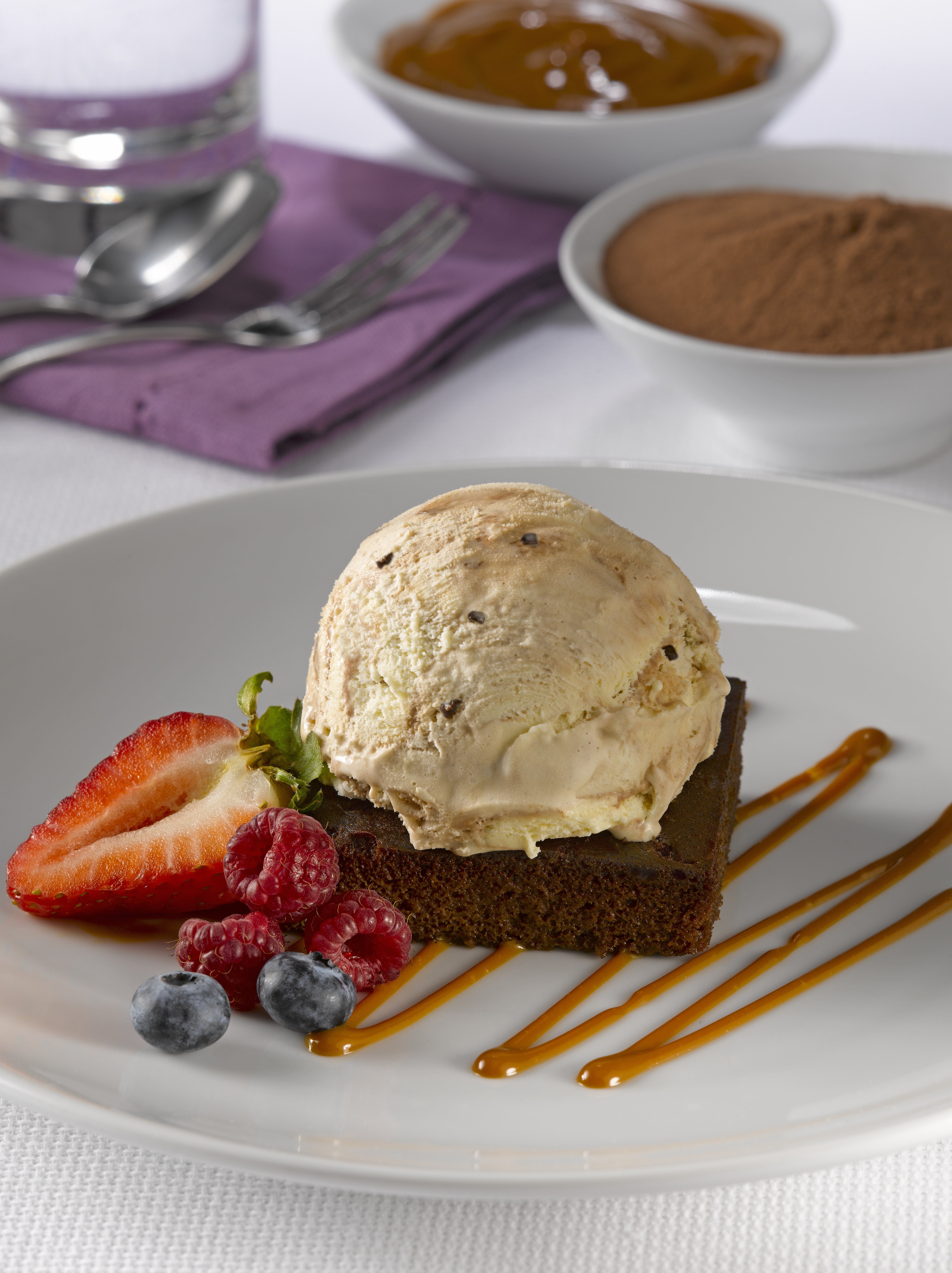 Brownie Rápido con Helado