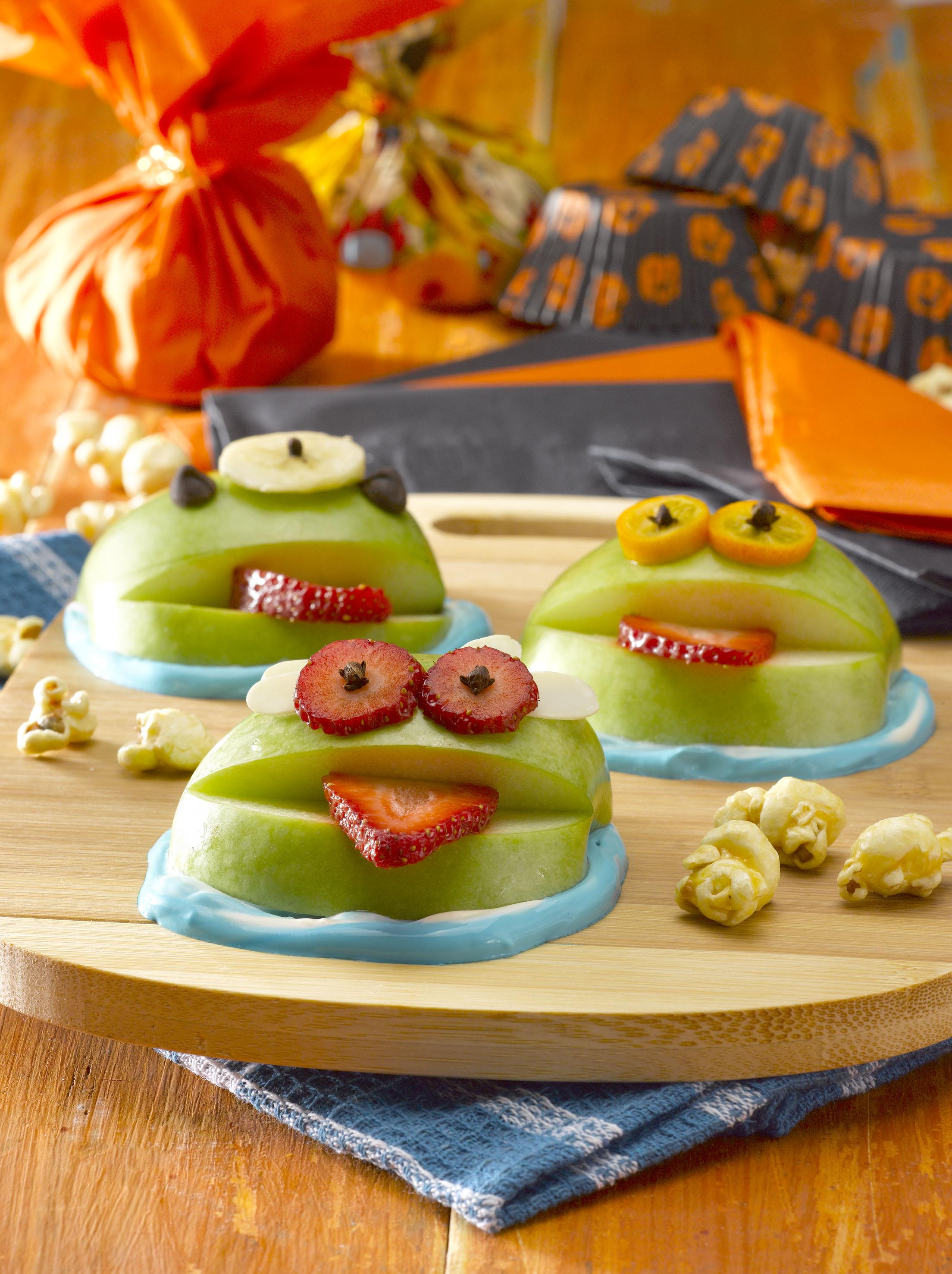 Manzanas Verdes Monstruosas de Halloween
