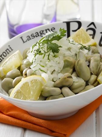 Ensalada de Habas con Cebolla