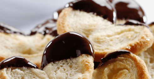 Palmeritas con Chocolate