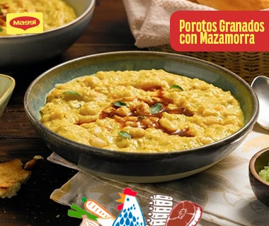 Porotos Granados con Mazamorra