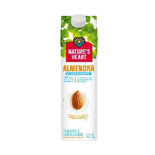 Bebida Vegetal ​Almendra sin azúcar añadida 1 lt