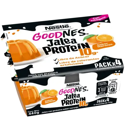 GoodNes Jalea Protein 110gr sabor Naranja
