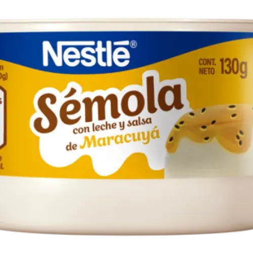 Sémola Nestle 130 gr con salsa de maracuya