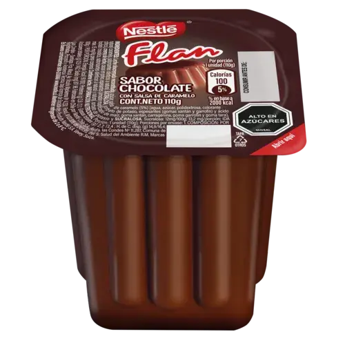 Flan Nestlé 110gr sabor Chocolate