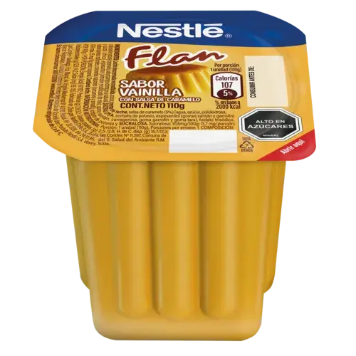 Flan Nestlé 110gr sabor Vainilla