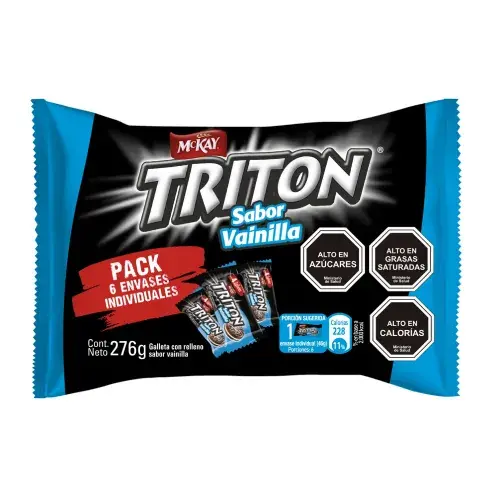 Triton Vainilla MultiPack 6x46g