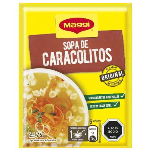 Sopa de Caracolitos