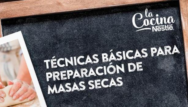 Preparación de masas secas