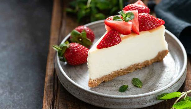 Cheesecake de frutillas.